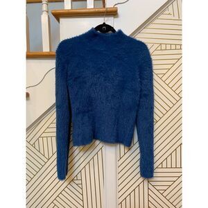 Banana Republic Mock Neck Fuzzy Sweater